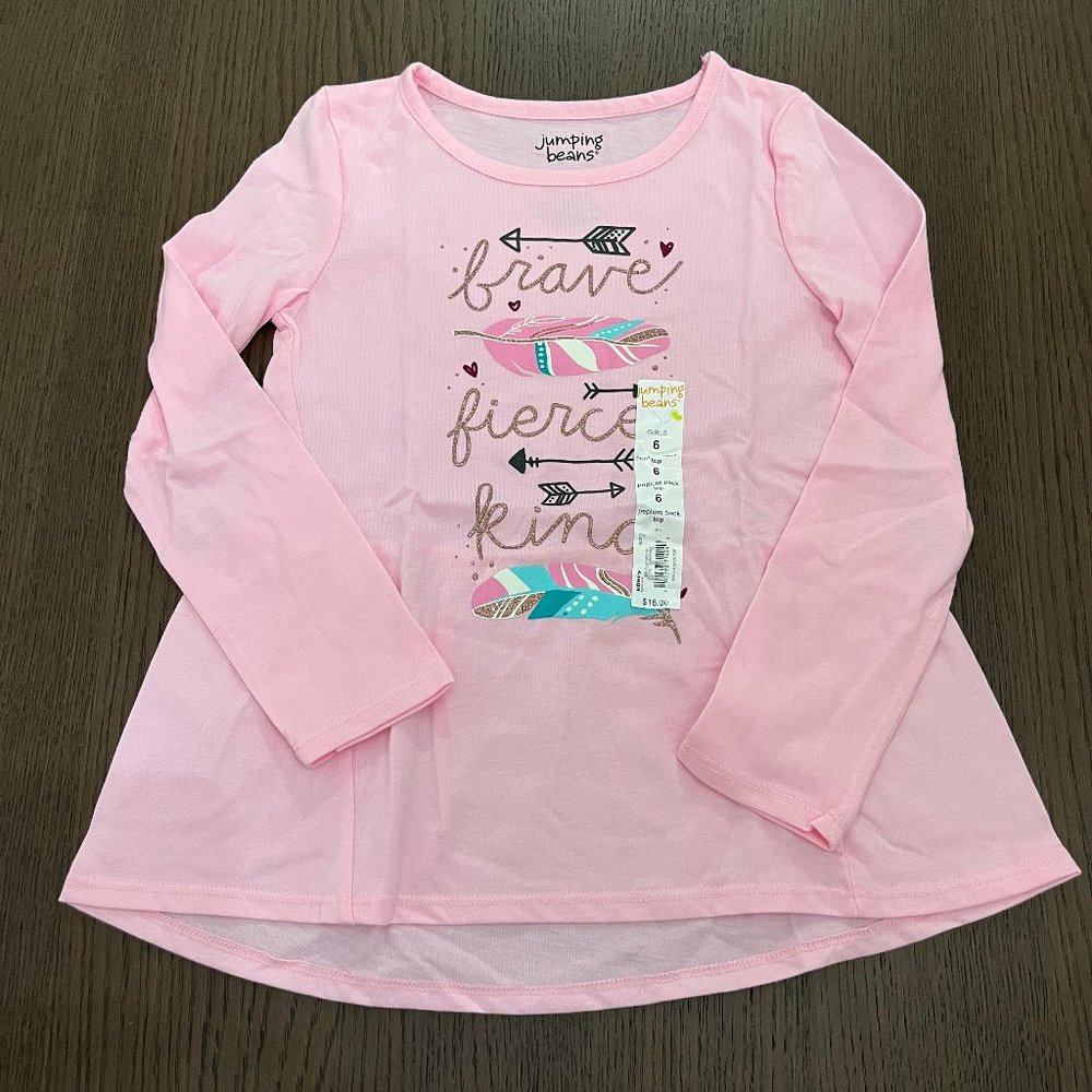 Jumping Beans - (NWT) Girl's Long Sleeve Shirts
